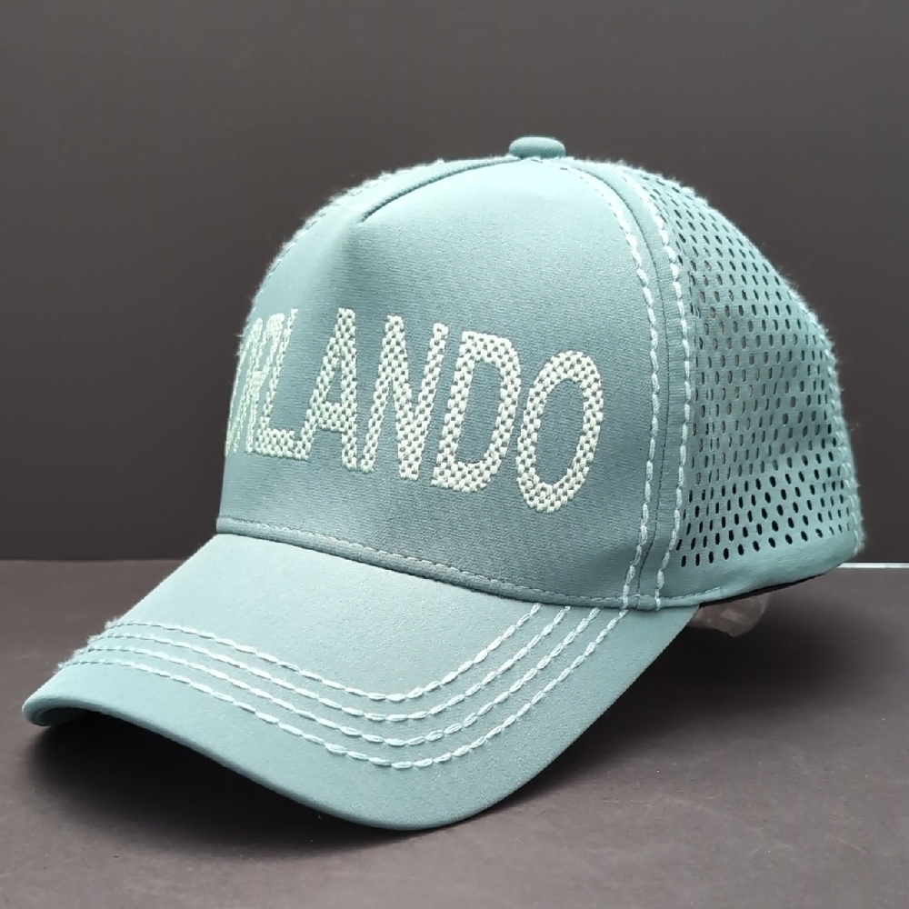 Robin Ruth Woman's Orlando FL Green Mesh, Snapback Hat.
